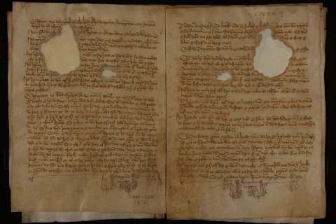  O mosteiro de San Pedro de Ansemil suscita preito cos veciños de Cabanelas, sobre o pago de quince modios de viño de renda que adebedaban 