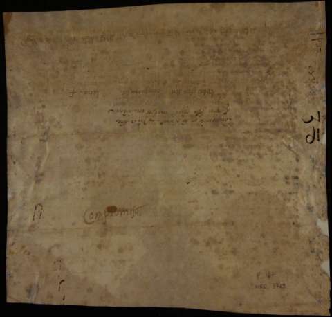 ◦O mosteiro de Santa María de Monfero e Xoán Alfonso da Pena e outros litigantes chegan a un compromiso sobre certos marcos en Santa María de Labrada polo que deben dar ó mosteiro a terceira parte da herdade de Margá